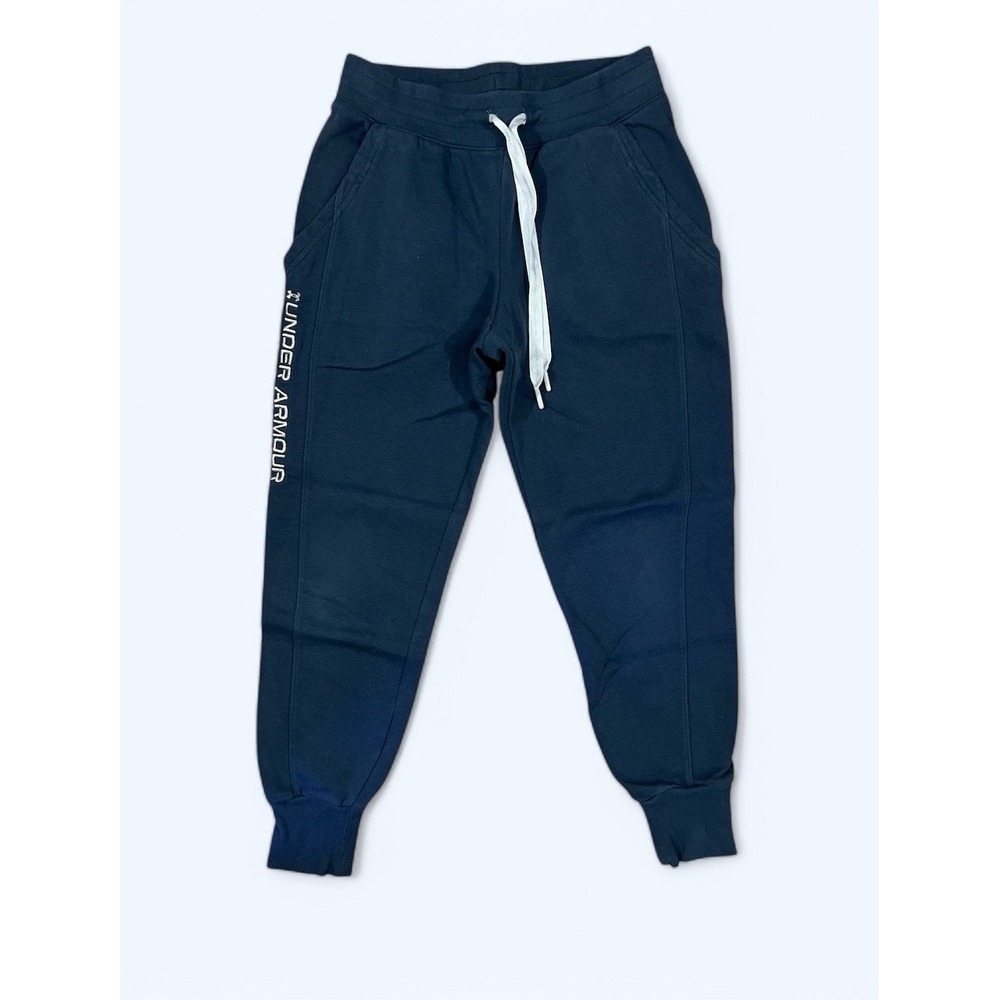 UNDER ARMOUR Jogger Pants Womens Small Loose Heatgear Drawstring Blue
